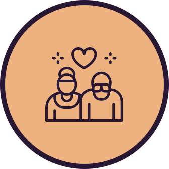 elderly couple icon