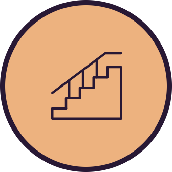 safety stairs icon